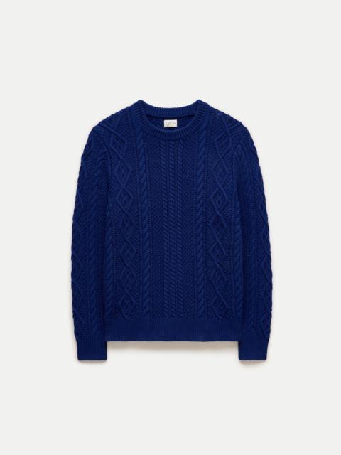 J.CREW Cable-knit fisherman sweater in cotton