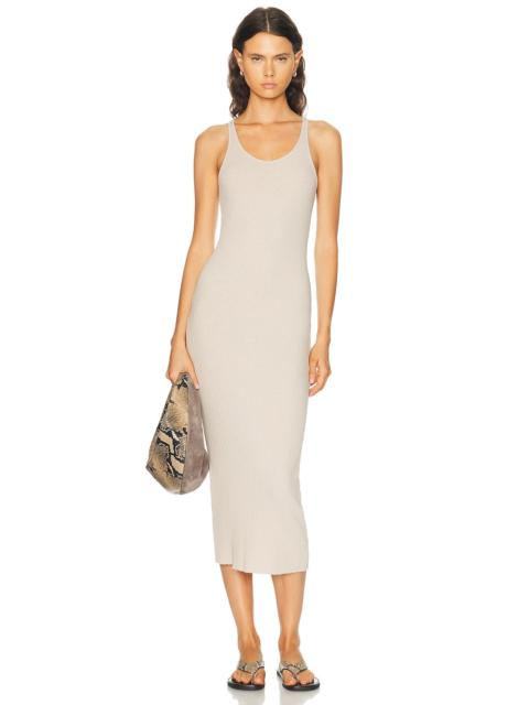 Enza Costa Military Rib Slim Tank Dress