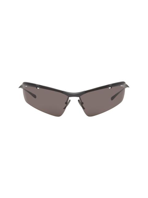 BALENCIAGA Gray Boomerang Cat Sunglasses