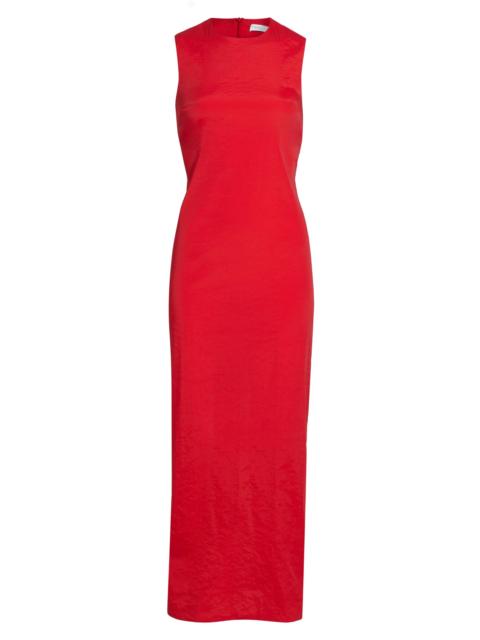 ROSETTA GETTY Women's Sleeveless Sheath Maxi Dress - Red