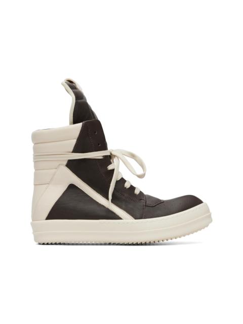 Rick Owens Gray Tower Jumbolaced Geobasket Sneakers