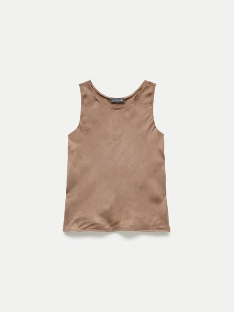 J.CREW Scoopneck tank top in cupro blend