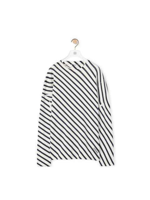 Loewe Diagonal stripe T-shirt in cotton