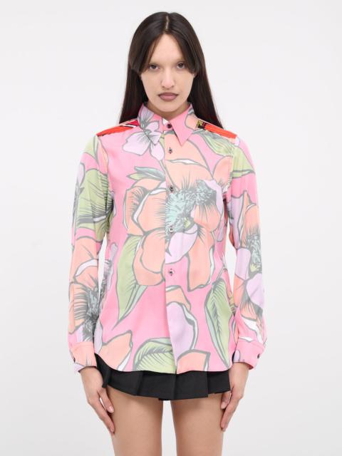 Comme Des Garçons Floral Print Shirt