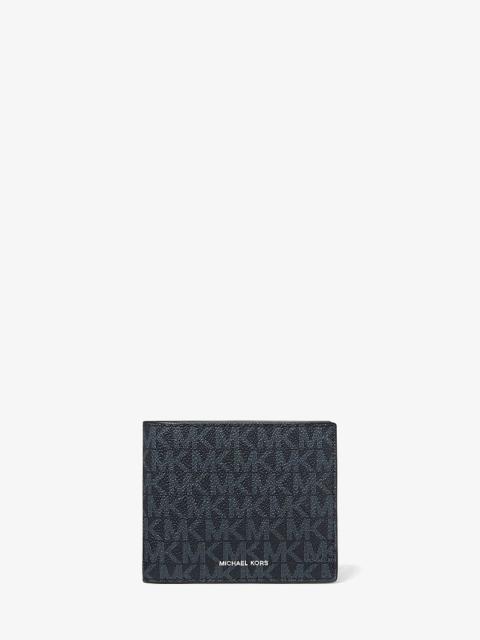 MICHAEL KORS Cooper Logo Billfold Wallet With Coin Pouch