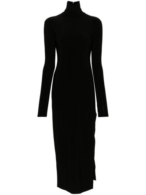 NORMA KAMALI side-slit stretch-jersey maxi dress