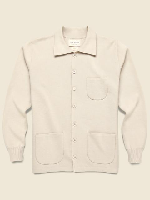 FAR AFIELD Station Cardigan - Stone