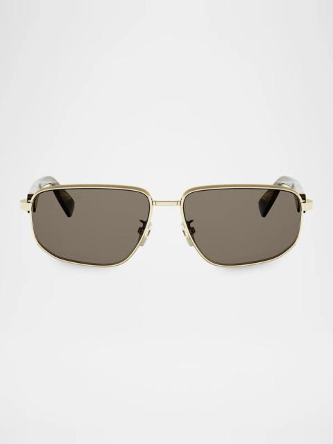 BVLGARI Men's Octo 58MM Rectangular Sunglasses