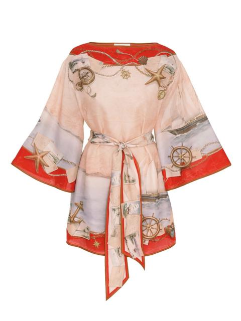 Zimmermann SCARBOROUGH TUNIC MINI DRESS