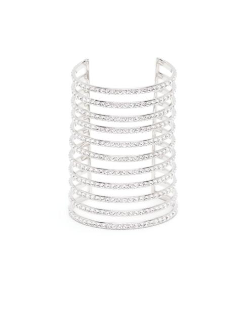 Vittoria crystal-embellished cuff bracelet