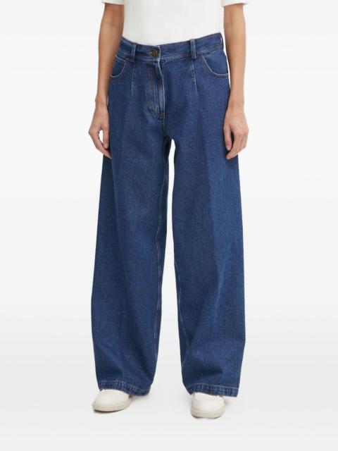 forte_forte pleat-detailed jeans