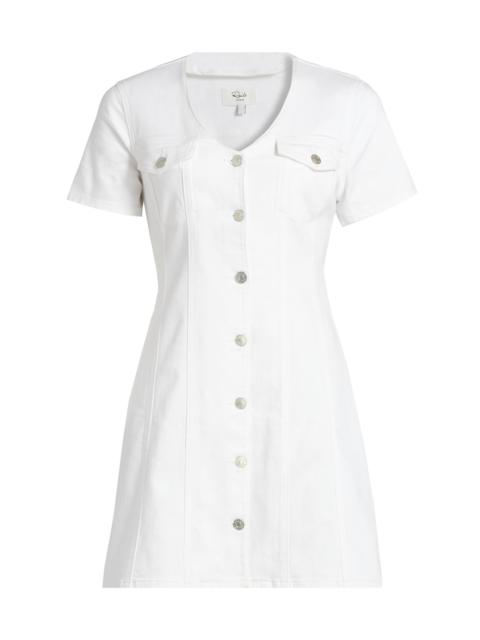 Rails Women's Saratoga Stretch-Denim Minidress - Salt White