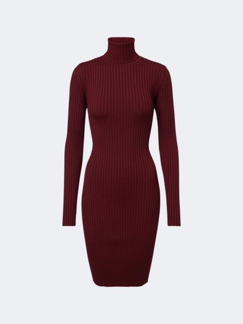 Wolford Ribbed-knit wool and cotton-blend minidress