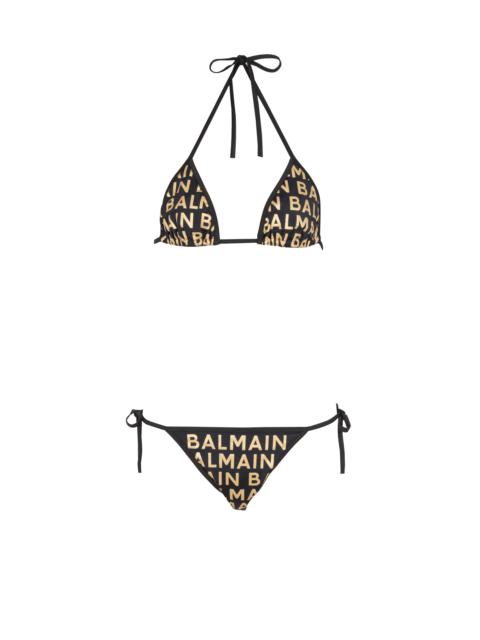Balmain triangle bikini