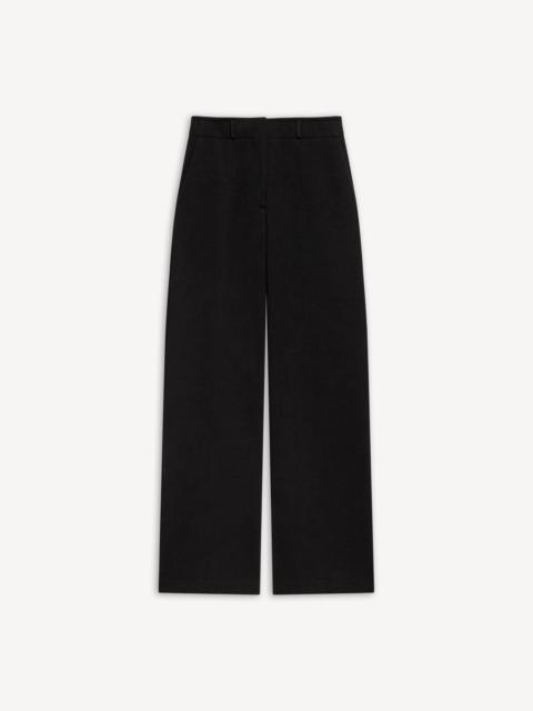 Theory Relaxed Straight Pant in Double-Knit Jersey