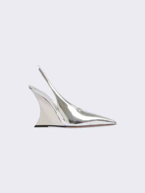 PARIS TEXAS Nina Slingback Pump Silver