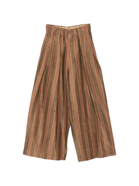 UMA WANG Poetic striped palazzo pants