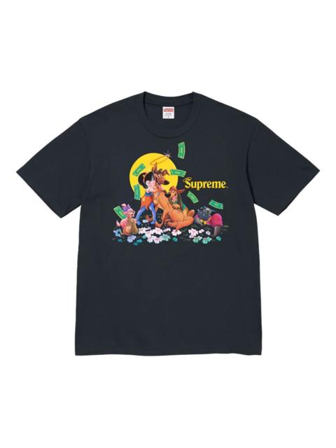 Supreme All Dogs Go To Heaven graphic T-shirt