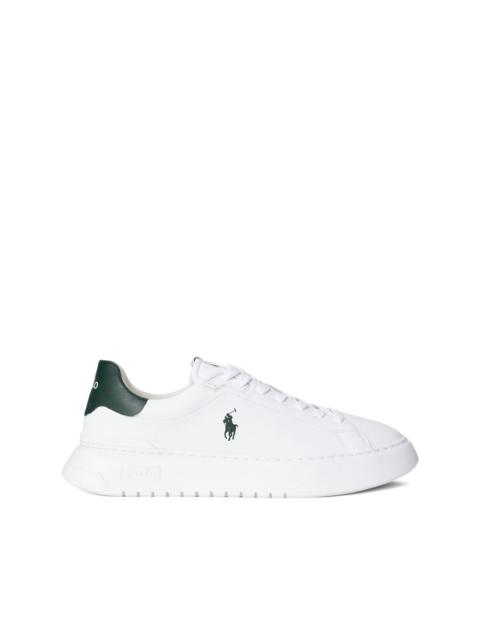 Polo Ralph Lauren polo player logo leather sneakers
