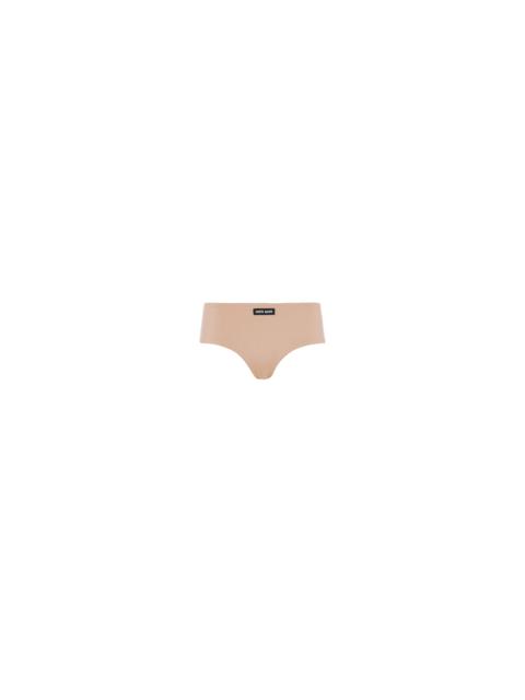 Miu Miu Jersey panty with logo