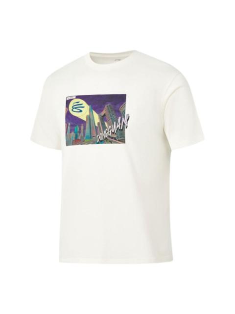 Li-Ning Li-Ning x Curry China Tour City DongGuan T-Shirt 'White' AHSWK07-5