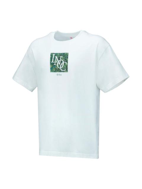 Li-Ning Li-Ning Printed Graphic Crew Neck T-shirt 'White Green' AHST129-1