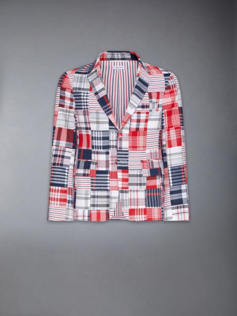 Thom Browne CLASSIC PATCHWORK UNCONSTRUCTED SPORT COAT