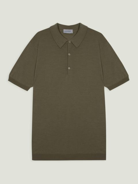 JOHN SMEDLEY Macloud Extra Fine Merino Wool Polo Shirt