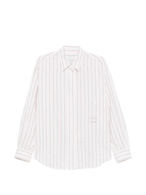 Calvin Klein Collection Amari vertical-stripe shirt