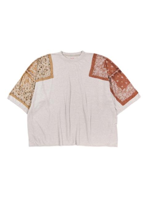Kapital bandana-print panelled T-shirt
