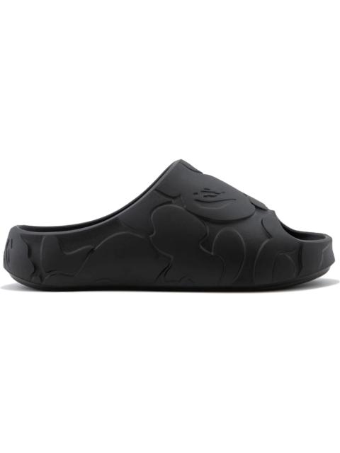 A BATHING APE® A Bathing Ape Slide #1 Black Solid Camo