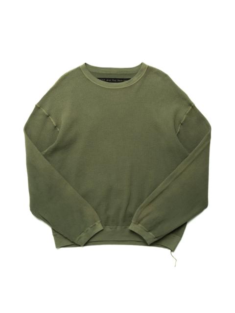 Kapital ECO Waffle BIG SWT - Khaki