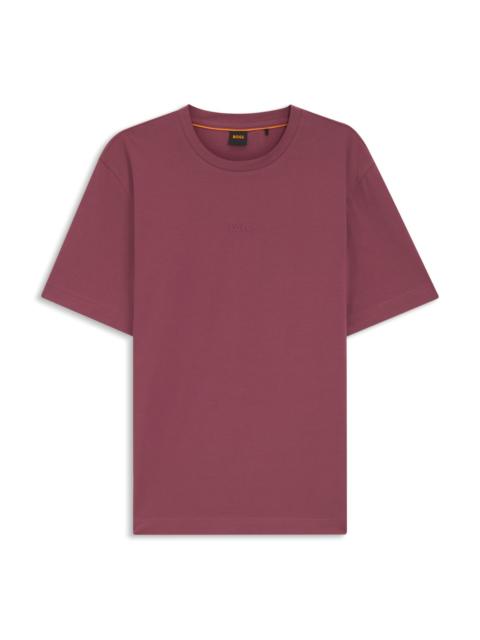 BOSS RELAXED-FIT T-SHIRT WITH A LAYERED LOGO PRINT