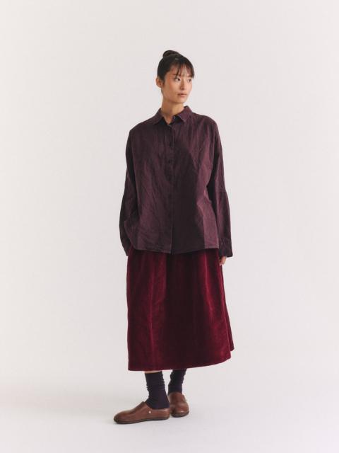 CASEY/CASEY WAGA LS SHIRT - PAPER COT - EBONY