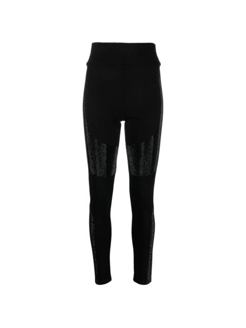 PHILIPP PLEIN high-rise embellished leggings