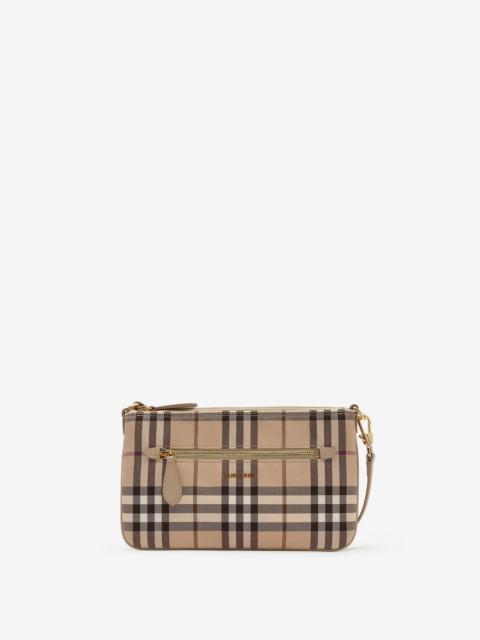 Burberry Check Zip Pouch
