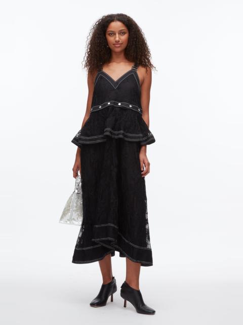 3.1 Phillip Lim Floral Lace Midi Dress