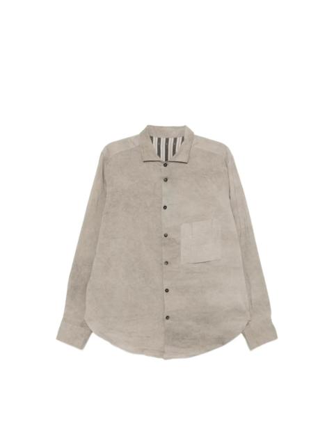 Ziggy Chen CHEST-POCKET LONG-SLEEVE SHIRT