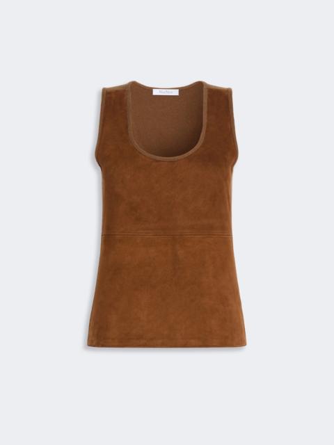 Max Mara ACCORDO Wool and cashmere top - CAMEL