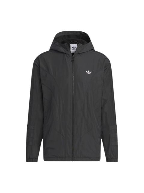 adidas Alanta Windbreaker Asia Sizing 'Black' JD6392