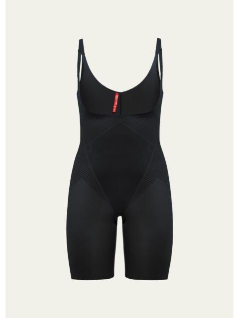 SPANX SPANXshape Invisible Open-Bust Mid-Thigh Bodysuit