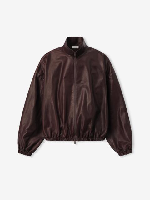 Fear of God Womens Leather Track Jacket