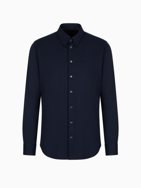 Icon slim-fit, cotton jersey shirt