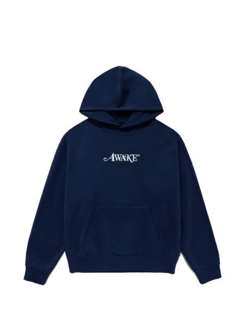 AWAKE NY logo-embroidered hoodie
