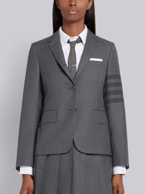 Thom Browne Medium Grey School Uniform Step Twill 4-bar Tailored Classic Blazer