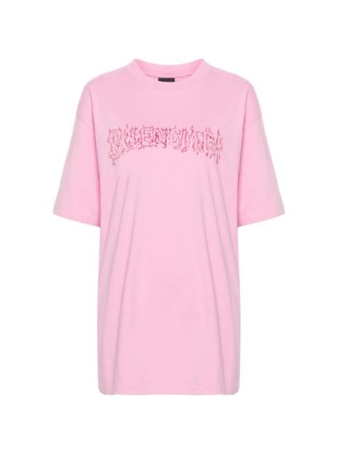 BALENCIAGA logo-print cotton T-shirt