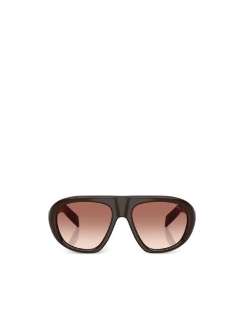 Prada logo-detail sunglasses