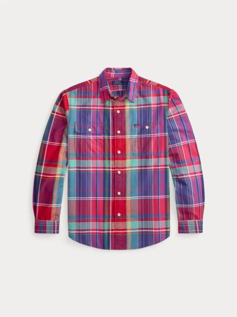 Polo Ralph Lauren Classic Fit Plaid Oxford Workshirt