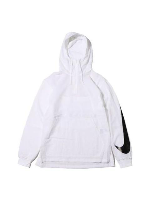 Nike Nike Swoosh Men's Pullover Hooded Sportswear Windbreaker White AA5010-100