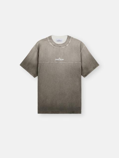 Stone Island 215T2 COTTON JERSEY, OXIDE SPRAY